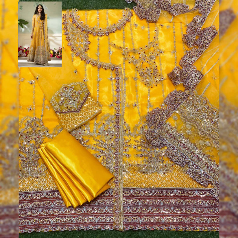 Qalamkar Bridal Net