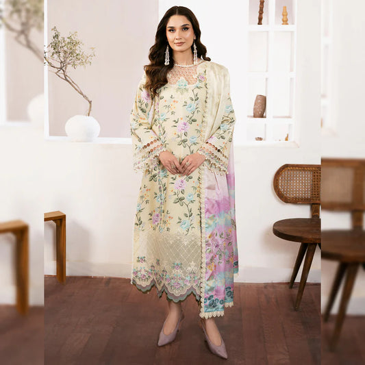 Bin Ilyas Lawn Fancy Unstitch