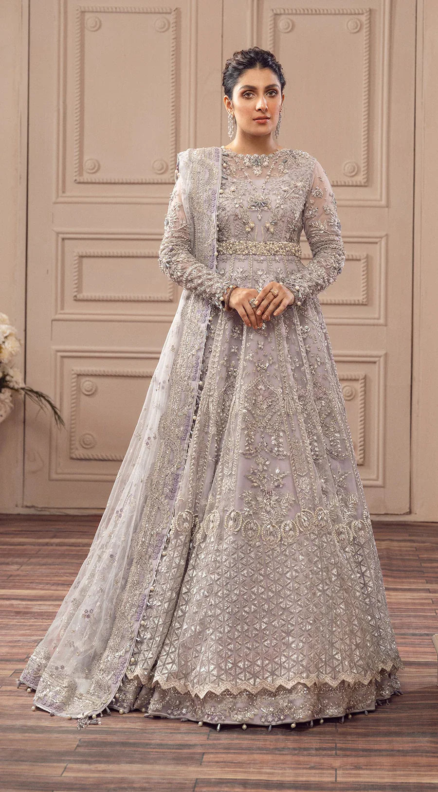 Nameera By Farooq Bridal Unstitched Maxi Collection Net